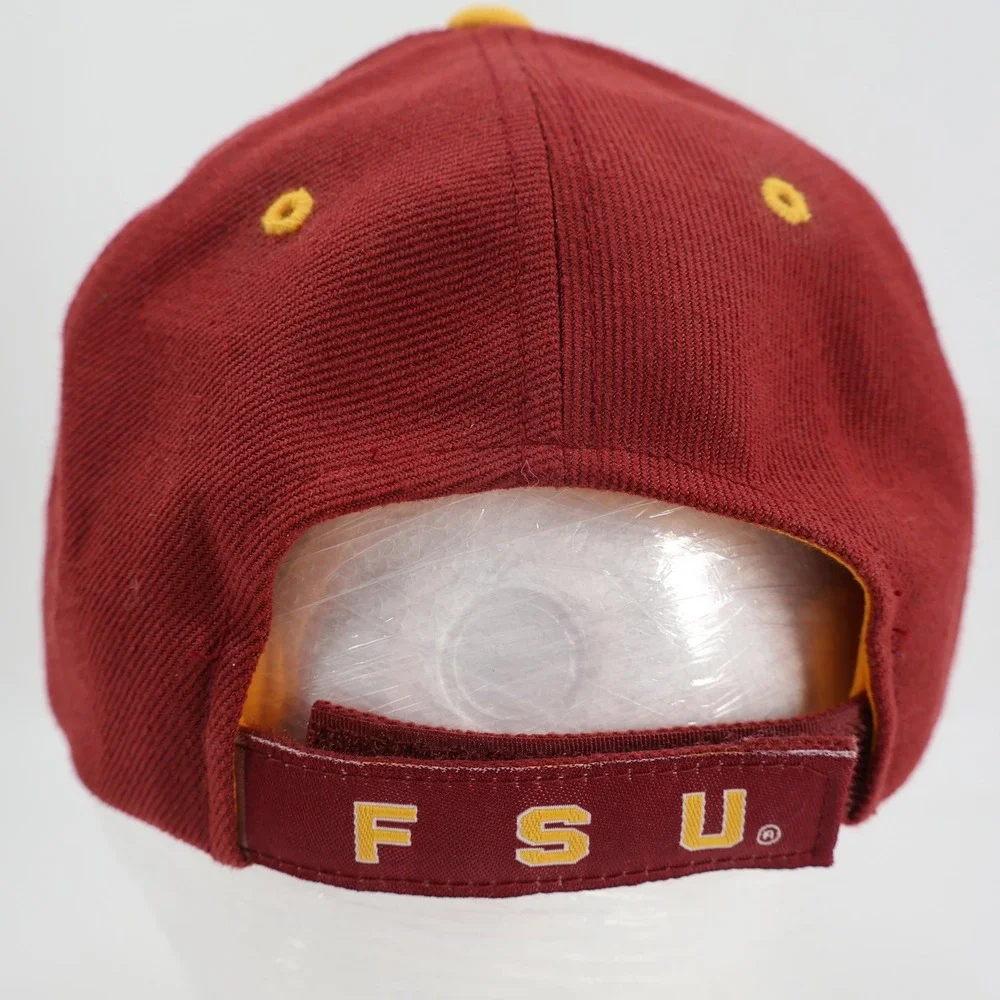 Team Spirit FSU Seminoles Hat Unisex OSFM Garnet Gold Embroidered Baseball Cap